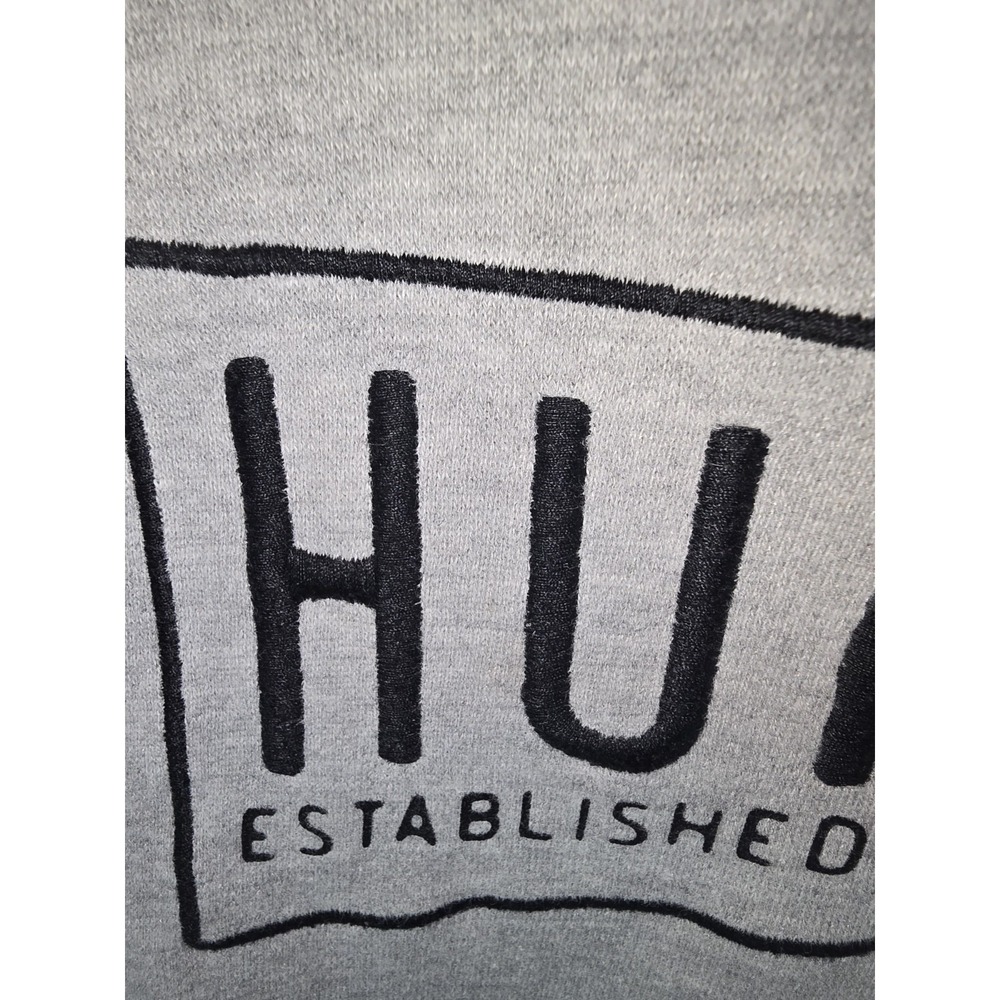 Hurley Grey Hoodie -‎ Embroidered Logo - Picture 3 of 7
